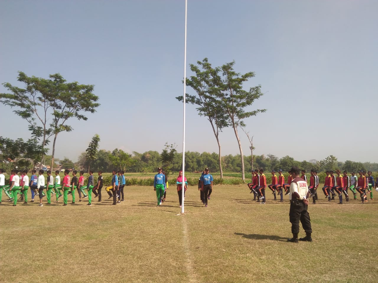 Latihan PASKIBRAKA untuk Persiapan Upacara HUT RI 78